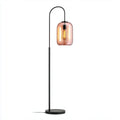 Vloerlamp van metaal met ronde kap in zwart 150 x 40 x 190cm